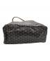 中古・古着 GOYARD (ゴヤール) トートバッグ ブラック×ブラウン：160000円