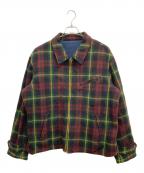 POLO RALPH LAURENポロ・ラルフローレン）の古着「リバーシブルジャケット」｜レッド×グリーン×イエロー