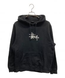 stussy（ステューシー）の古着「プルオーバーパーカー」｜ブラック