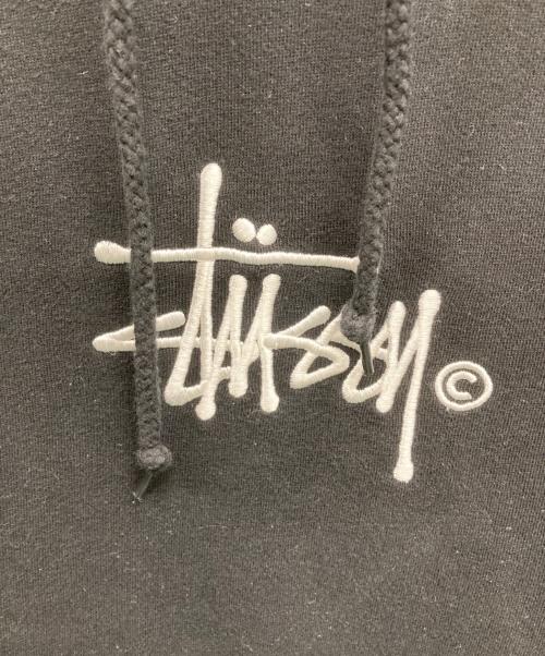 stussy（ステューシー）stussy (ステューシー) プルオーバーパーカー ブラック サイズ:Mの古着・服飾アイテム