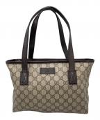 GUCCIグッチ）の古着「トートバッグ」｜ベージュ×ブラウン