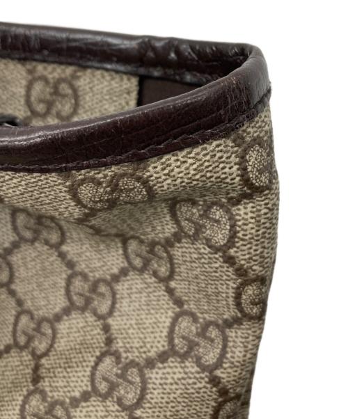 GUCCI（グッチ）GUCCI (グッチ) トートバッグ ベージュ×ブラウンの古着・服飾アイテム