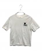 AMI PARISアミ パリス）の古着「半袖カットソー」｜ホワイト