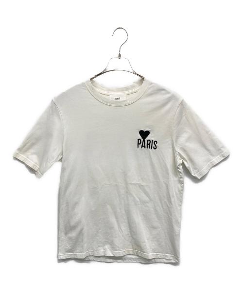AMI PARIS（アミ パリス）AMI PARIS (アミ パリス) 半袖カットソー ホワイト サイズ:不明の古着・服飾アイテム