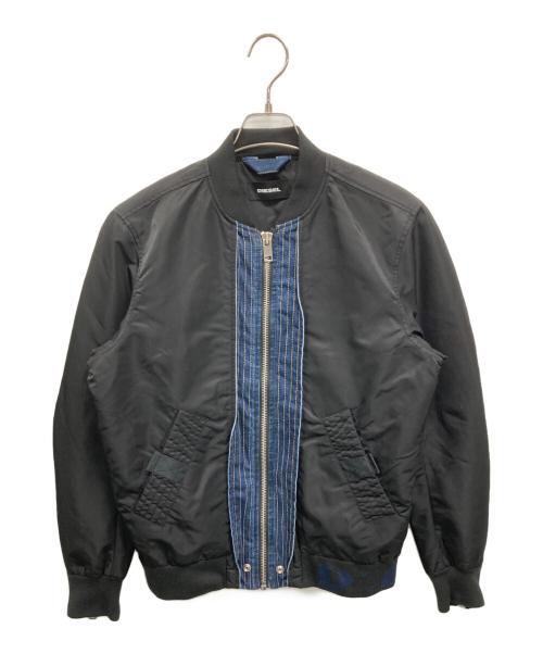 DIESEL（ディーゼル）DIESEL (ディーゼル) ブルゾン ブラック サイズ:Mの古着・服飾アイテム