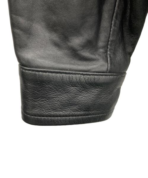 BALMAIN（バルマン）BALMAIN (バルマン) レザージャケット ブラック サイズ:Lの古着・服飾アイテム
