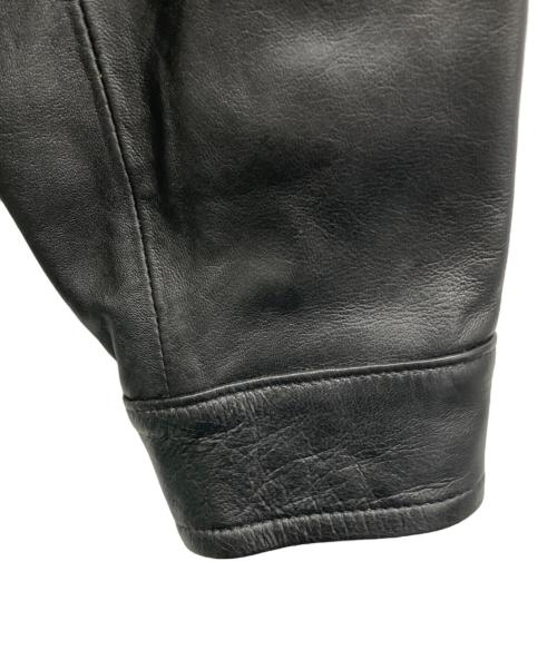 BALMAIN（バルマン）BALMAIN (バルマン) レザージャケット ブラック サイズ:Lの古着・服飾アイテム