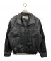BALMAIN（バルマン）の古着「レザージャケット」｜ブラック