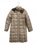 missoniミッソーニ）の古着「中綿コート」｜ベージュ