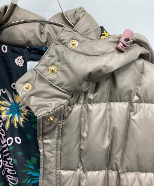 missoni（ミッソーニ）MISSONI (ミッソーニ) 中綿コート ベージュ サイズ:10の古着・服飾アイテム