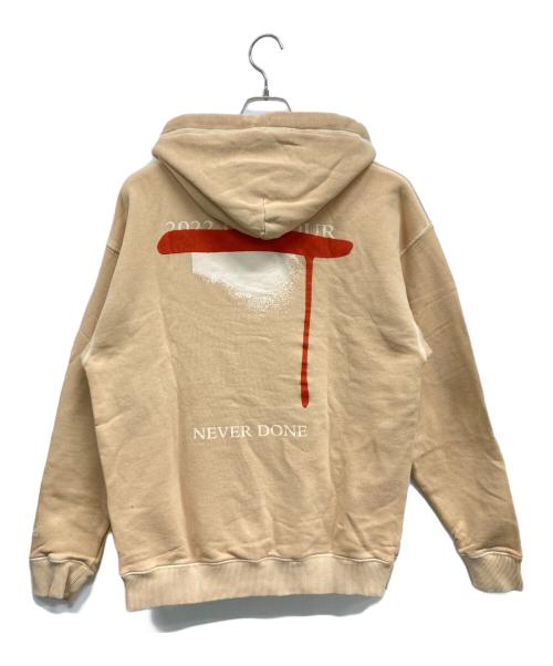 DIESEL（ディーゼル）DIESEL (ディーゼル) プルオーバーパーカー ベージュ×オレンジ サイズ:SIZE　XS 未使用品の古着・服飾アイテム