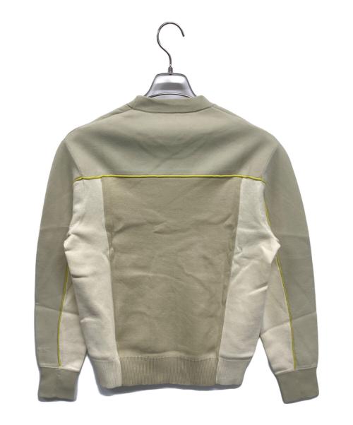 DIESEL（ディーゼル）DIESEL (ディーゼル) スウェットライクニット ライトグリーン×イエロー サイズ:XS 未使用品の古着・服飾アイテム