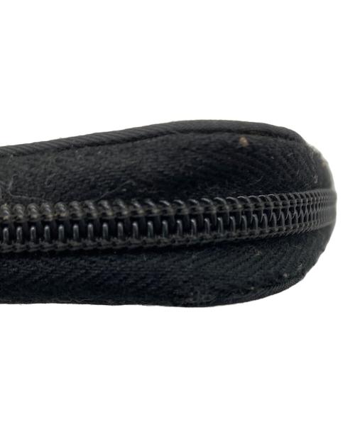 PRADA（プラダ）PRADA (プラダ) ラウンドファスナー財布 ブラックの古着・服飾アイテム