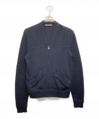 DOLCE & GABBANAドルチェ＆ガッバーナ）の古着「ジップニット」｜ネイビー