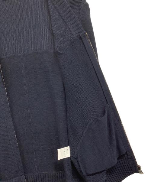 DOLCE & GABBANA（ドルチェ＆ガッバーナ）DOLCE & GABBANA (ドルチェ＆ガッバーナ) ジップニット ネイビー サイズ:46の古着・服飾アイテム