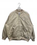 adidas Originalsアディダスオリジナル）の古着「MA-1ジャケット」｜ベージュ