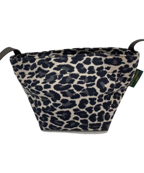 Herve Chapelier（エルベシャプリエ）Herve Chapelier (エルベシャプリエ) 舟形ショルダーバッグ ブラック×ベージュの古着・服飾アイテム