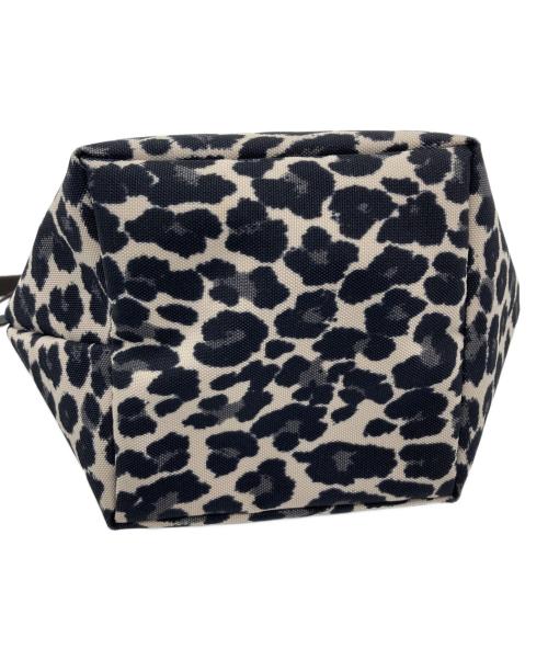 Herve Chapelier（エルベシャプリエ）Herve Chapelier (エルベシャプリエ) 舟形ショルダーバッグ ブラック×ベージュの古着・服飾アイテム