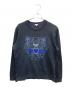 KENZO（ケンゾー）の古着「クルーネックスウェット」｜ブラック×ブルー
