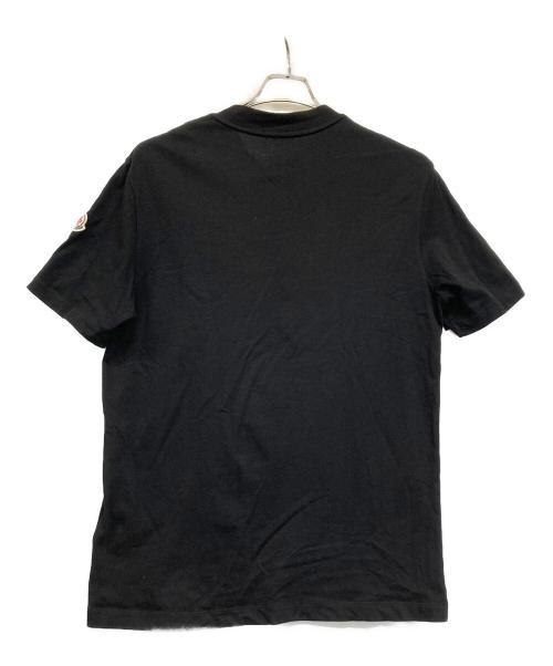 MONCLER（モンクレール）MONCLER (モンクレール) 半袖カットソー ブラック サイズ:Mの古着・服飾アイテム