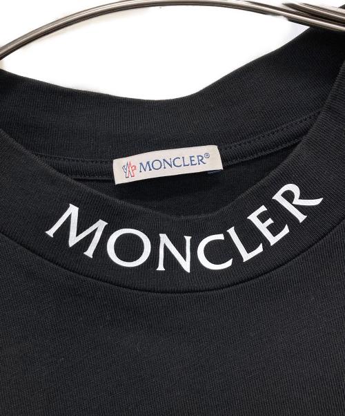 MONCLER（モンクレール）MONCLER (モンクレール) 半袖カットソー ブラック サイズ:Mの古着・服飾アイテム