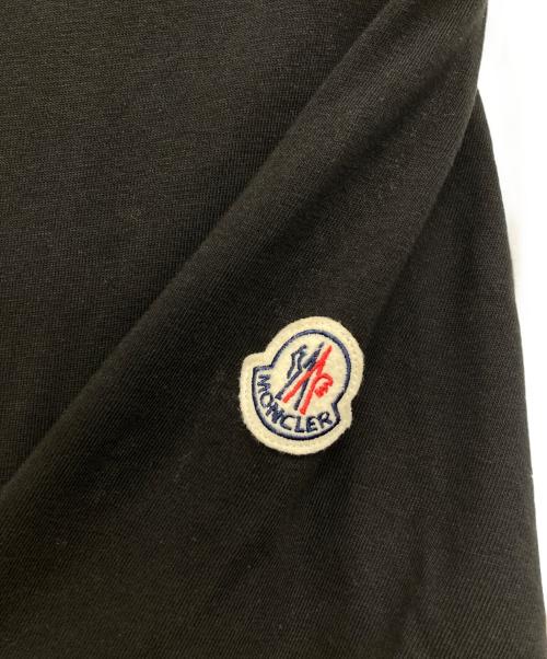 MONCLER（モンクレール）MONCLER (モンクレール) 半袖カットソー ブラック サイズ:Mの古着・服飾アイテム