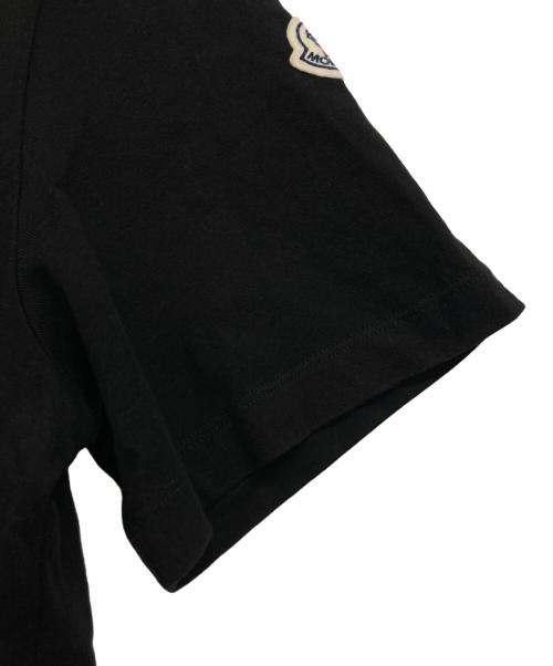MONCLER（モンクレール）MONCLER (モンクレール) 半袖カットソー ブラック サイズ:Mの古着・服飾アイテム