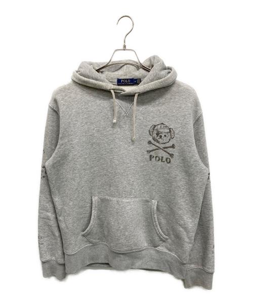 POLO RALPH LAUREN（ポロ・ラルフローレン）POLO RALPH LAUREN (ポロ・ラルフローレン) プルオーバーパーカー グレー サイズ:SIZE Mの古着・服飾アイテム