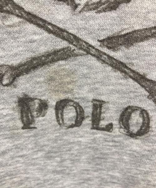 POLO RALPH LAUREN（ポロ・ラルフローレン）POLO RALPH LAUREN (ポロ・ラルフローレン) プルオーバーパーカー グレー サイズ:SIZE Mの古着・服飾アイテム