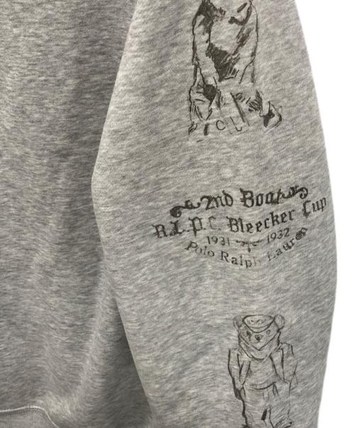 POLO RALPH LAUREN（ポロ・ラルフローレン）POLO RALPH LAUREN (ポロ・ラルフローレン) プルオーバーパーカー グレー サイズ:SIZE Mの古着・服飾アイテム