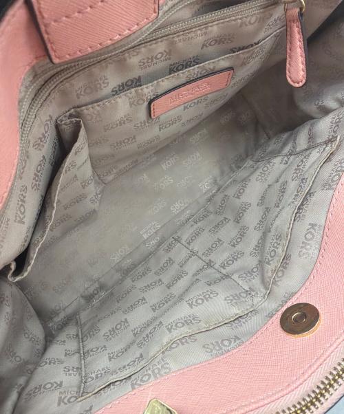 MICHAEL KORS（マイケル・コース）MICHAEL KORS (マイケル・コース) 2WAYショルダーバッグ ピンクの古着・服飾アイテム