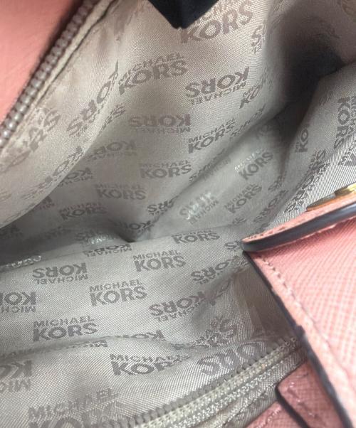 MICHAEL KORS（マイケル・コース）MICHAEL KORS (マイケル・コース) 2WAYショルダーバッグ ピンクの古着・服飾アイテム