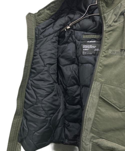 AVIREX（アヴィレックス）AVIREX (アヴィレックス) FADE HOOD JACKET オリーブ サイズ:Mの古着・服飾アイテム