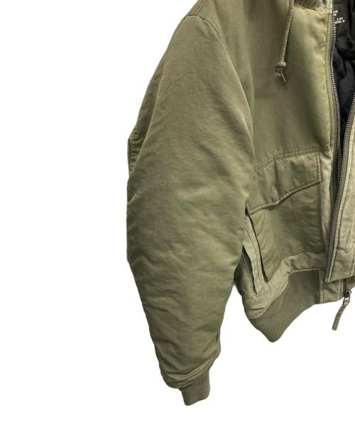 AVIREX（アヴィレックス）AVIREX (アヴィレックス) FADE HOOD JACKET オリーブ サイズ:Mの古着・服飾アイテム