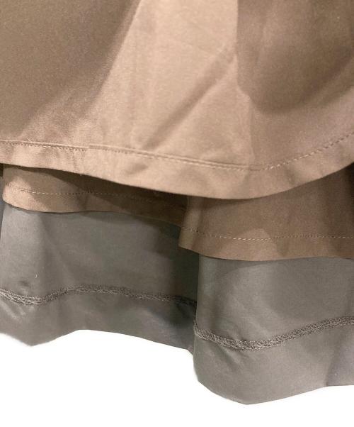 COHINA（コヒナ）COHINA (コヒナ) 切替ワンピース ブラウン サイズ:SIZE Sの古着・服飾アイテム