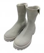 emmi ecoエミエコ）の古着「ニットブーツ」｜ホワイト