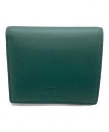 PAUL SMITH（ポールスミス）の古着「2つ折り財布」｜グリーン