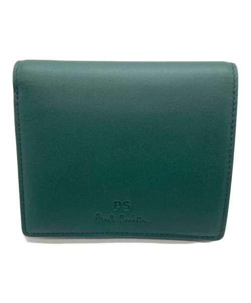 PAUL SMITH（ポールスミス）Paul Smith (ポールスミス) 2つ折り財布 グリーンの古着・服飾アイテム