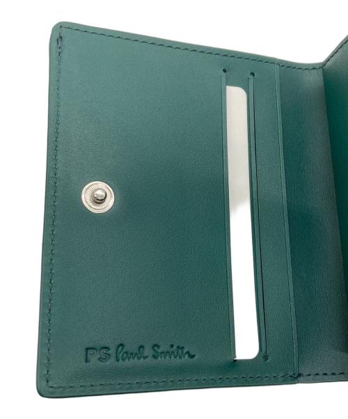 PAUL SMITH（ポールスミス）Paul Smith (ポールスミス) 2つ折り財布 グリーンの古着・服飾アイテム