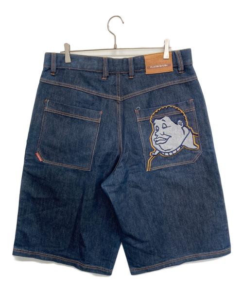 PLATINUM FUBU（プラチナムフブ）PLATINUM FUBU (プラチナムフブ) ショートパンツ インディゴ サイズ:W38の古着・服飾アイテム