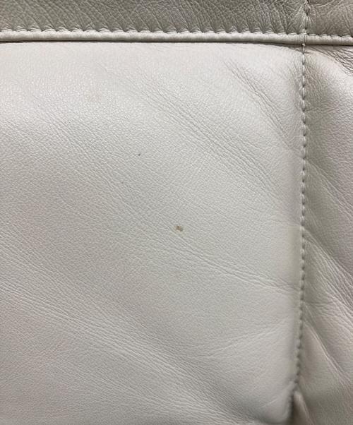 comme ca du mode（コムサデモード）COMME CA DU MODE (コムサデモード) レザーダウンジャケット ベージュ サイズ:SIZE 1の古着・服飾アイテム