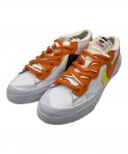 NIKEナイキ）の古着「ローカットスニーカー」｜オレンジ×ホワイト