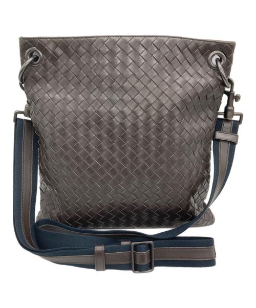 BOTTEGA VENETA（ボッテガベネタ）BOTTEGA VENETA (ボッテガベネタ) ショルダーバッグ ブラウンの古着・服飾アイテム