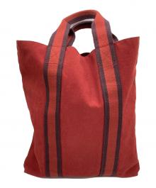 HERMES（エルメス）の古着「トートバッグ」｜ダークブラウン×ボルドー