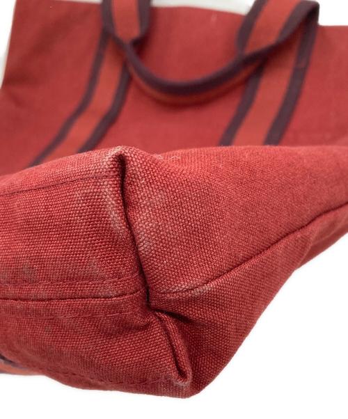 HERMES（エルメス）HERMES (エルメス) トートバッグ ダークブラウン×ボルドーの古着・服飾アイテム