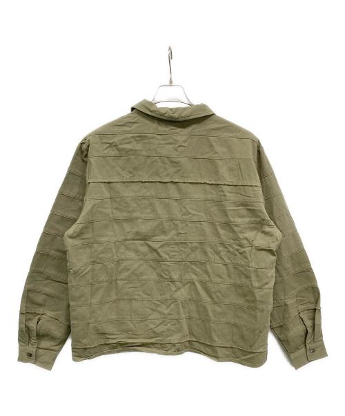 AIVER（アイバー）AIVER (アイバー) クラストシャツ カーキ サイズ:L 未使用品の古着・服飾アイテム