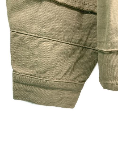 AIVER（アイバー）AIVER (アイバー) クラストシャツ カーキ サイズ:L 未使用品の古着・服飾アイテム