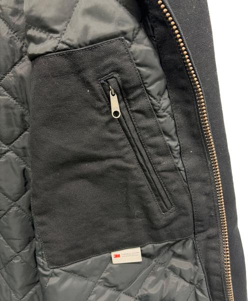 CarHartt（カーハート）CarHartt (カーハート) LOOSE FIT WASHED DUCK INSULATED ACTIVE JACKET ブラック サイズ:SIZE XLの古着・服飾アイテム