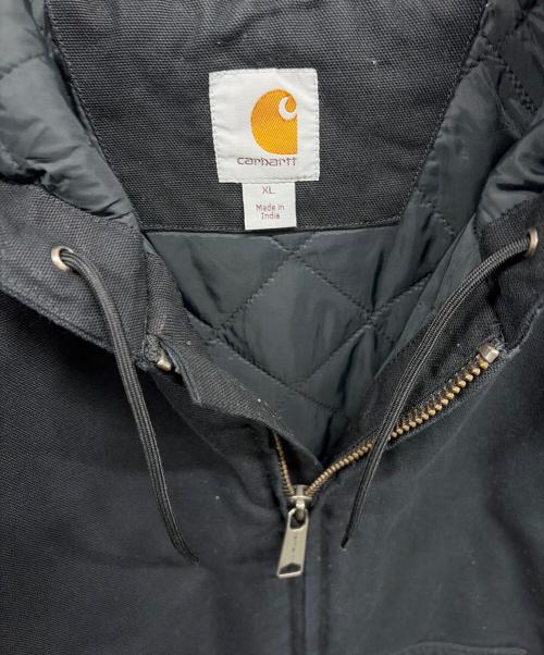 CarHartt（カーハート）CarHartt (カーハート) LOOSE FIT WASHED DUCK INSULATED ACTIVE JACKET ブラック サイズ:SIZE XLの古着・服飾アイテム