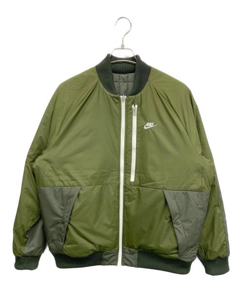 NIKE（ナイキ）NIKE (ナイキ) 中綿ジャケット グリーン サイズ:XLの古着・服飾アイテム